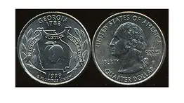La moneda de Georgia puede valer hasta $10.000 en EEUU