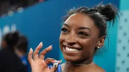 El significado del collar de cabra de Simone Biles tras ganar el oro olímpico