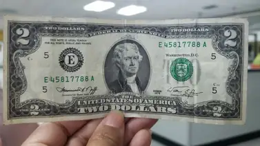 EEUU | Así es el billete de $2 que vale $150.000 dólares EEUU | Así es el billete de $2 que vale $150.000 dólares