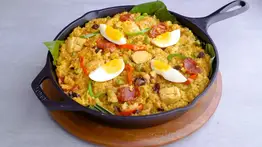 Arroz a la valenciana, un platillo rendidor y con mucho sabor